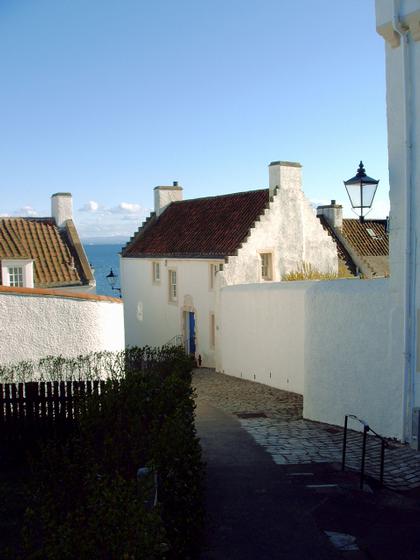 Walking towards the shore front